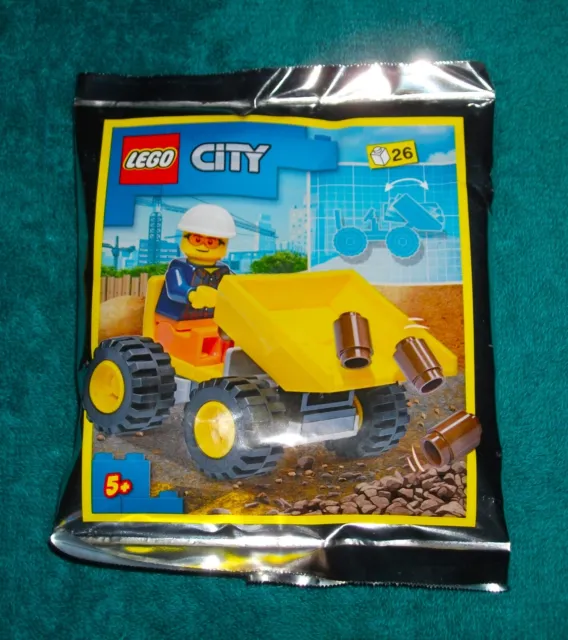 LEGO CITY: Road Worker and Dumper Truck Polybag Set 952204 BNSIP