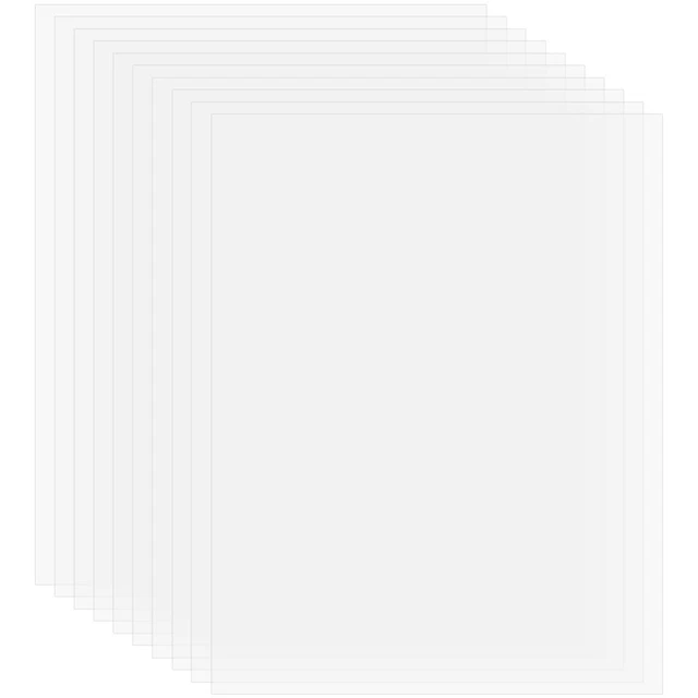 10pcs Hard Plastic Sheets Clear Plastic Sheet Panels for Projects Display