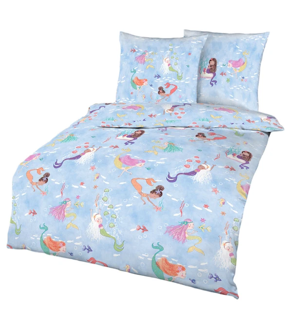 Ropa de cama de bebé Kaeppel 100x135/40x60 Renforce 100% algodón sirena 381/008