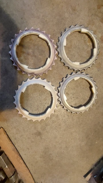 Lot Of 4 Lustran John Deere Corn Seed Planter Plates B6 -24X