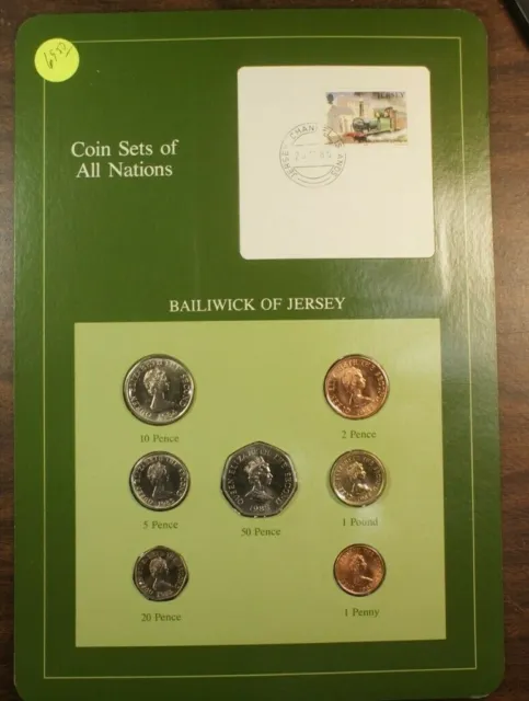 Coin Sets of All Nations Bailiwick of Jersey