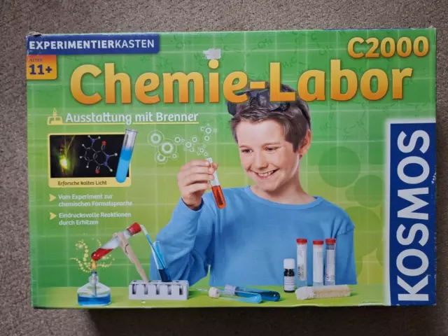 Chemie-Labor C2000 - KOSMOS 640125 Experimentierkasten mit Brenner - sehr gut