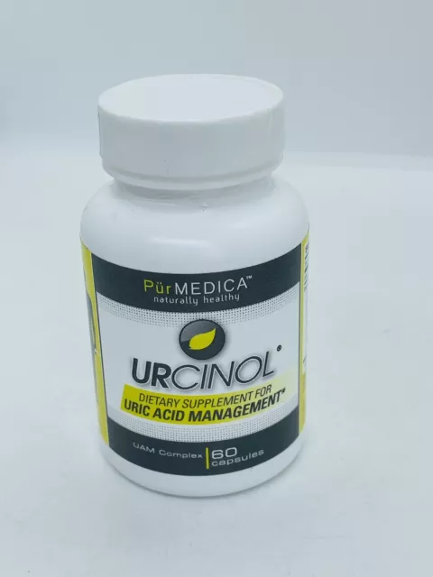 PurMEDICA Urcinol Uric Acid Supplement Gout Support Joint Mobility 04/2026