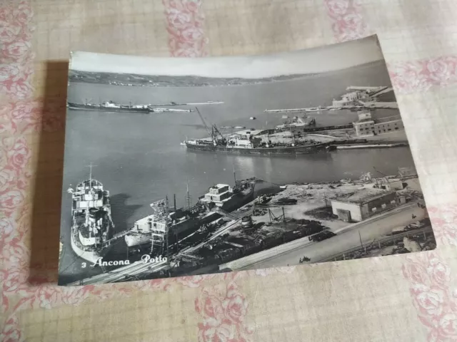 Cartolina - Ancona - Il Porto - Viaggiata 1956 - Formato Grande