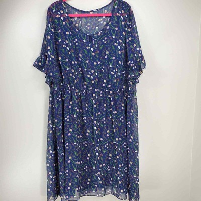NWT Modcloth Liza Luxe Floral Dress 4X