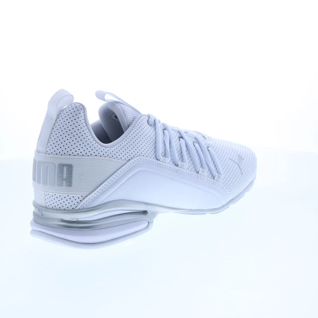 Puma Axelion Perf Wide 19431901 Mens White Wide Athletic Running Shoes 8