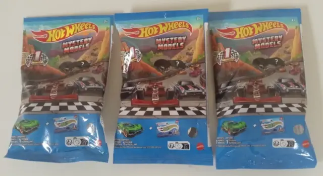 2024 Hot Wheels Mystery Models Series 1 Chase Set #1,2,3  Sealed Lot of 3