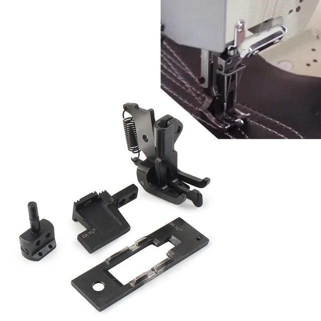 SM SunniMix Nadelstichplatte & Transporteur Set E12 - Kompatibel Mit Juki Und Singer Nähmaschinen