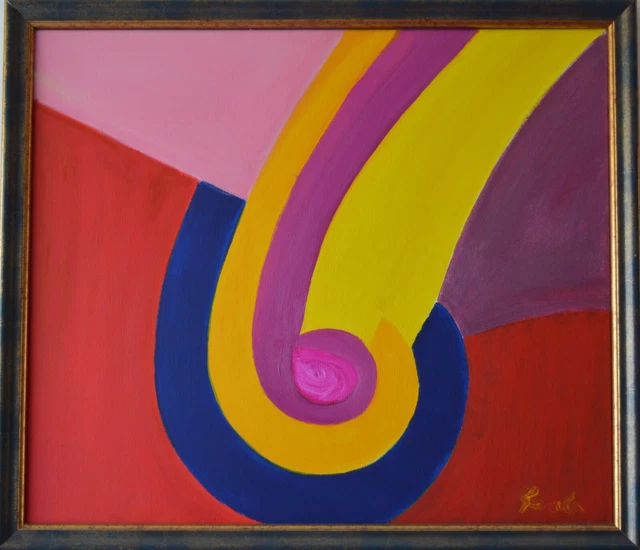 Cericola Olio Su Tela Cm  60X70  Opera Straordinaria  Astratto