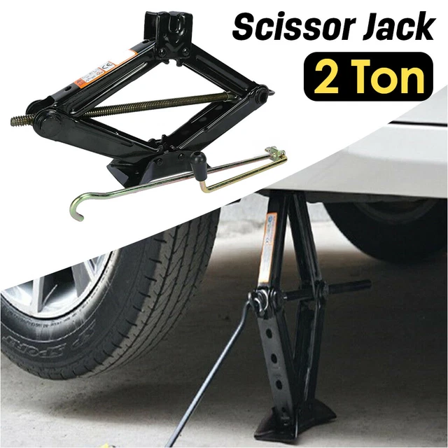 2 TON SCISSOR Jack Handle Crank Tool Car Van Garage Tire Wheel Lug