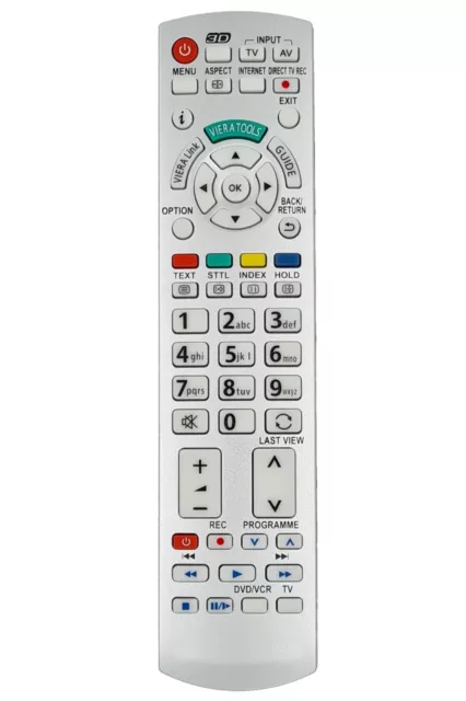 Ersatz Fernbedienung für Panasonic N2QAYB000572 Fernseher TV Remote Control