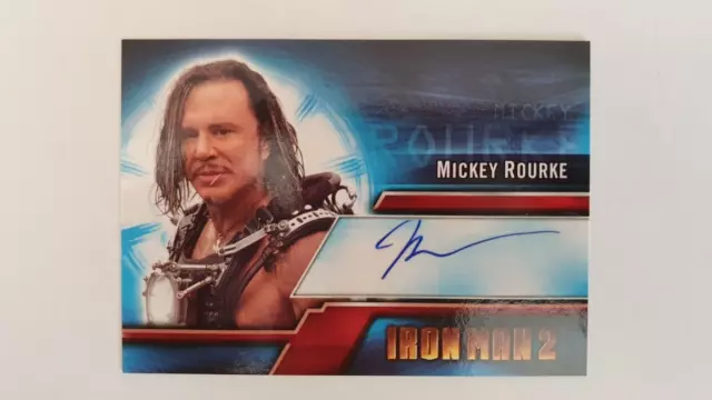 Iron Man 2 Auto / Autograph Card A2 - Mickey Rourke / Whiplash