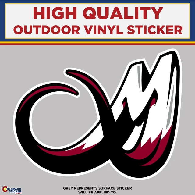 Colorado Mammoth Lacrosse, High Quality Vinyl Stickers Colorado Mammoth Lacrosse, High Quality Vinyl Stickers