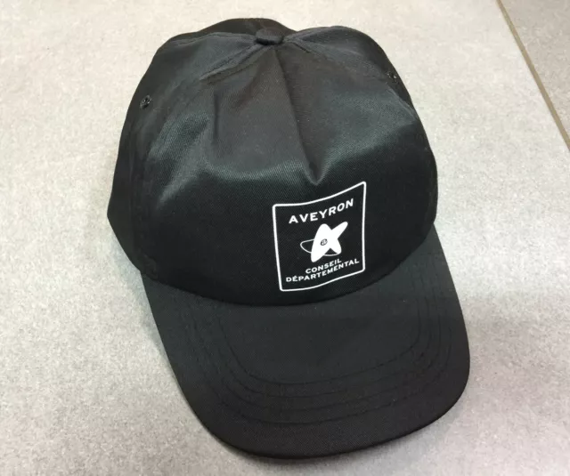 Casquette Cap Velo Cyclisme Noire Aveyron Conseil Departemental Tour De France