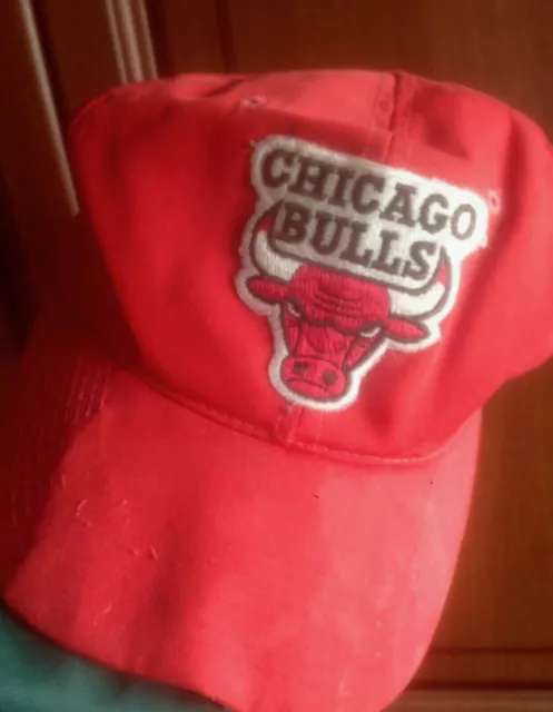 Echte Vintage Echte Alte Mütze Chicago Bulls 1980