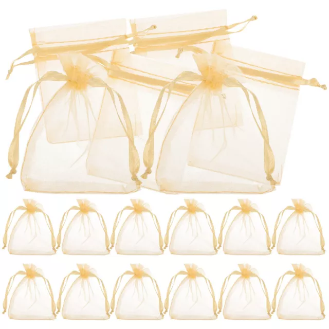 100 Pcs Fabric Sandbag Small Sandbags Organza Favor Gift