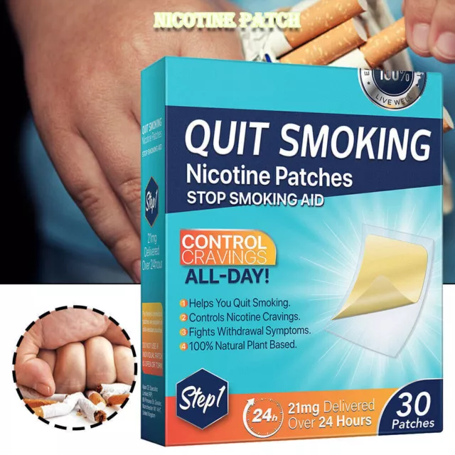 Nicotine Patches Stop Smoking Aid Steps 1 Through 3 to Quit Smoking Patches