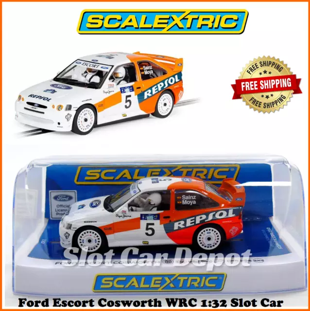 Scalextric Ford Escort Cosworth WRC '97 Acropolis Rally 1:32 Scale Slot Car 4426