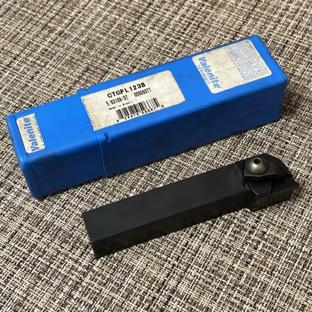 NOS VALENITE CTGPL 123B 3/4” INDEXABLE TOOL HOLDER TP32 STBC122 NEW (Loc:1-E2)
