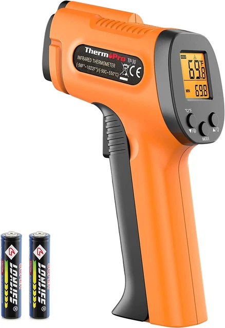ThermoPro TP30 Digital Infrared Thermometer Gun Non Contact Laser Temperature...