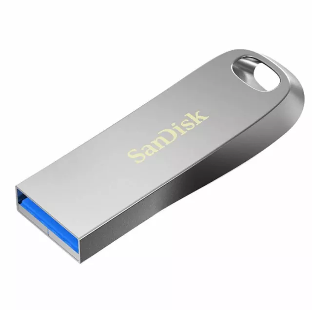 SANDISK Ultra Luxe USB 3.1 Memory Stick Flash Drive Pen Backup- 64 GB Silver