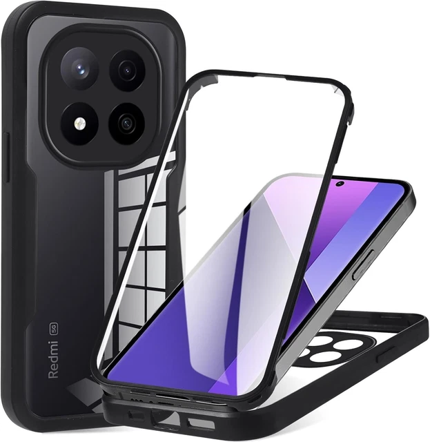 Coque De Protection 360° Gel Pour Redmi Note 14 Pro 5G - Transparente, Silicone, Neuve