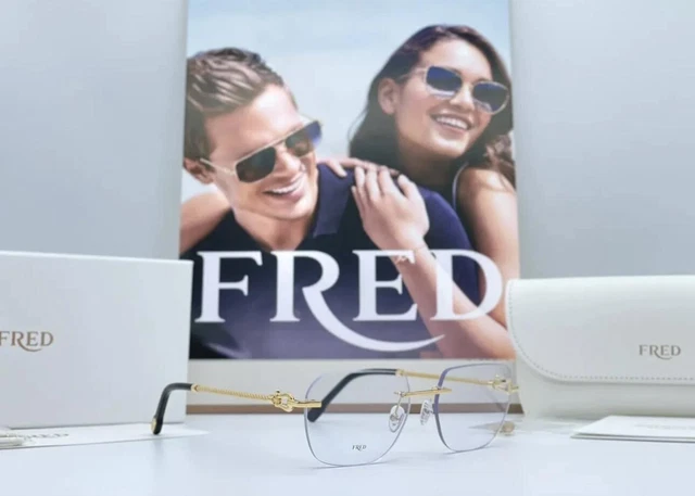FRED FORCE 10 Gold Planted FG50027U NEW 2021 Cartier Frames
