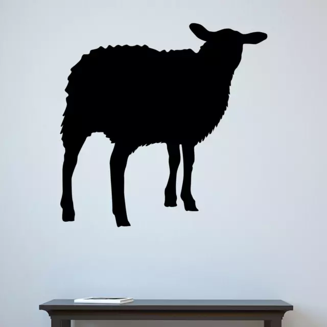 Sheep Silhouette v2 Wall Sticker Decal Animal Kids Nursery Bedroom Farm Décor