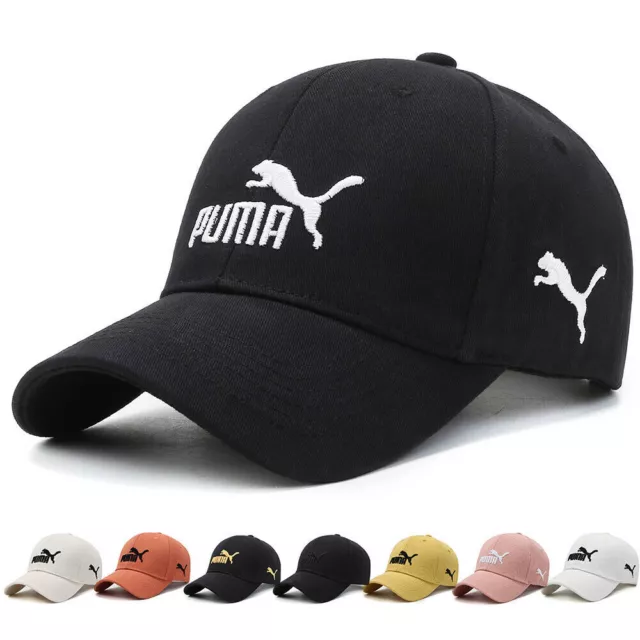 COOL Puma Mens Baseball Caps Cotton Embroidered Logo Cap Hat Adjustable Size