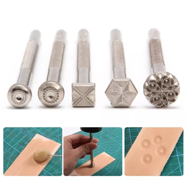 Leather Printing Stamping Craft Stamps Leather Carving Punch Handmade DIY Supply