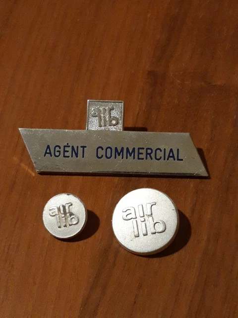 Insigne Pilote Wing Crew Thai Air 1960 - Badge Aviation Vintage, Fabriqué En France