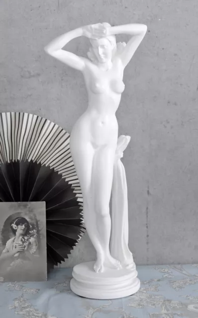Erotik Figur Venus Frauenfigur Antik Frauenakt Skulptur Aphrodite Statue weiß 2