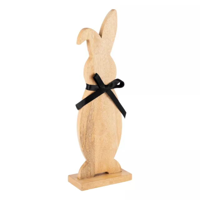 Osterdeko Hase große Deko Figur Ostern Osterhase rustikal aus Holz 42 cm