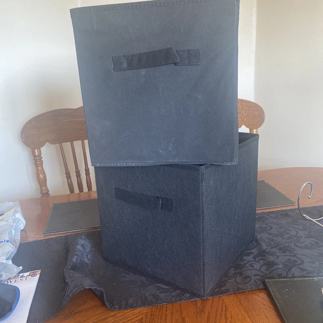 IKEA DRONA STORAGE Boxes Cube Shape Fabric Organizer Boxes Shelving