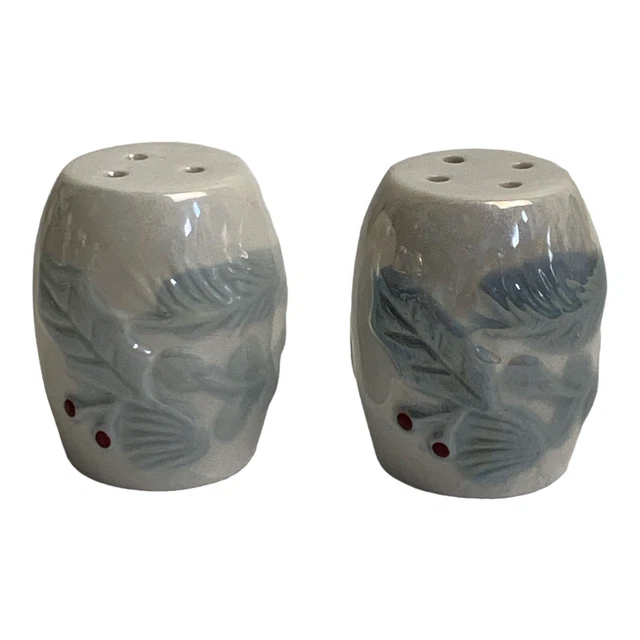 Pfaltzgraff Winter Frost Mini Salt And Pepper Shaker Set Of 4 Christmas Holiday