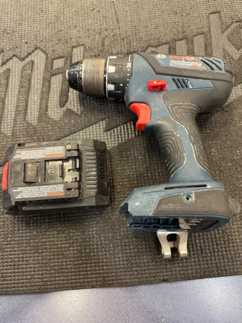 BOSCH DDS181A 18V Compact Tough 1/2 In. Drill/Driver Bare Tool with battery