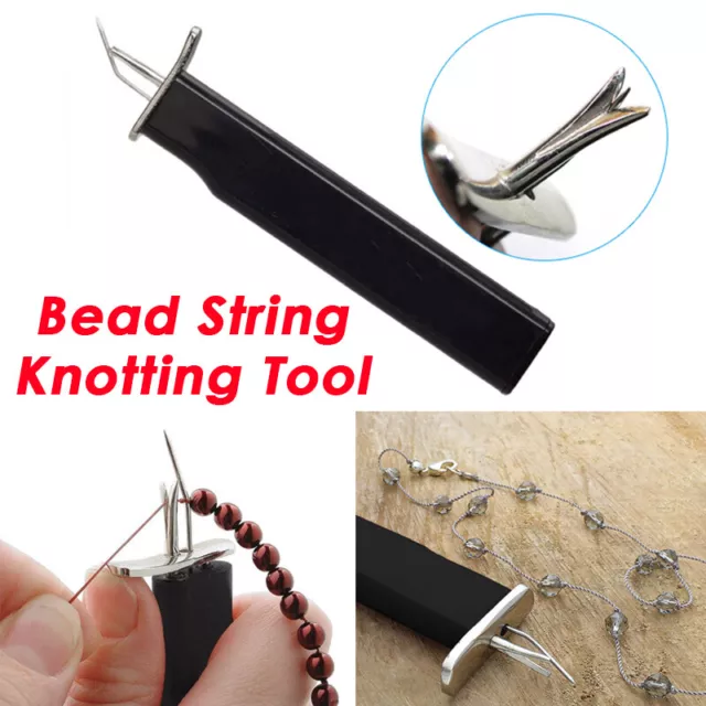 Bead String Knotting Tool Pearl Rosaries Jewelry Making Tying Secure Knots Tool