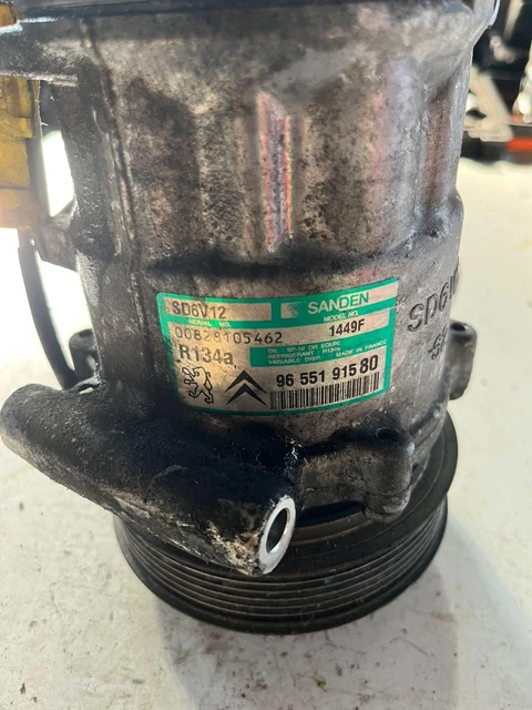 COMPRESSORE A/C PEUGEOT 307 Cabrio 9655191580 9HZ Diesel 1.6 (0305) 1597759
