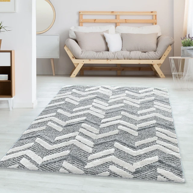 Paco Home Tapis Chambre Enfant Lion 3D Relief – Effet Haut-Bas Ultra Doux, Beige Crème & Charbon, 80x150 Cm, Idéal Bébé & Enfant, Antidérapant & Facile D'Entretien