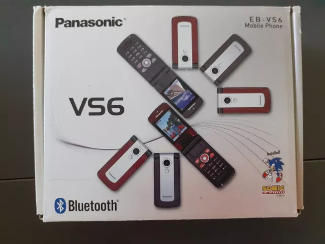 PANASONIC VS6 - téléphone à clapet vintage en parfait état - dans sa boite