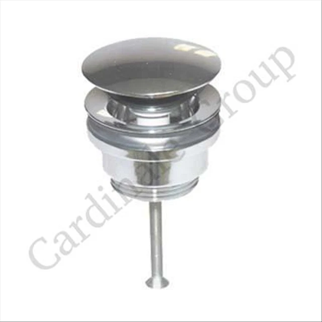 Xcel Home 2 Tappi Click-Clack Per Lavabo – Cromati, Ottone Massiccio, Attacco G 1 1/4