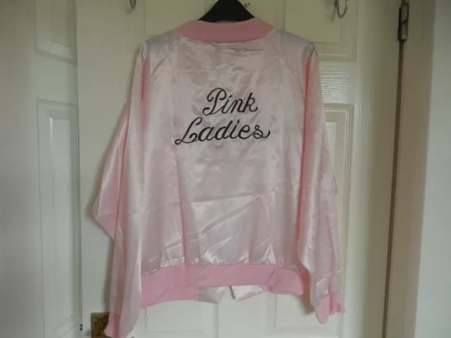 Officially Licensed Grease Fancy Dress "Pink Ladies" Jacket by Smiffys Size L
