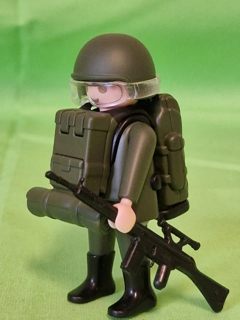 PLAYMOBIL FALLSCHIRMJÄGER MODERNE Army Bundeswehr Soldaten Custom EUR ...
