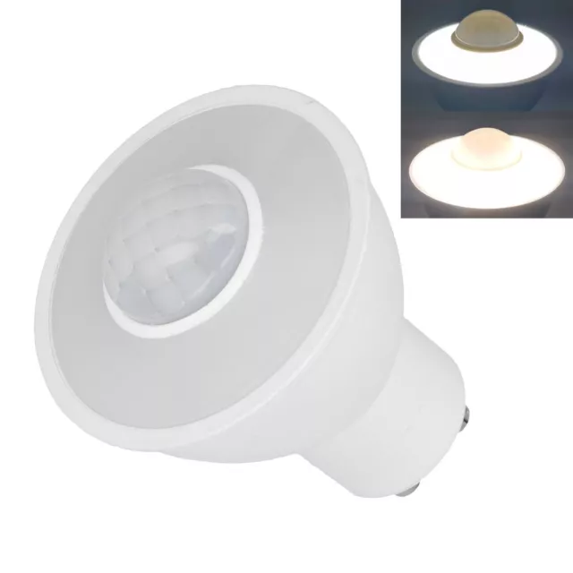 GU10 5W 500lm LED capteur de mouvement ampoule capteur d'ampoule couloir lumière 2