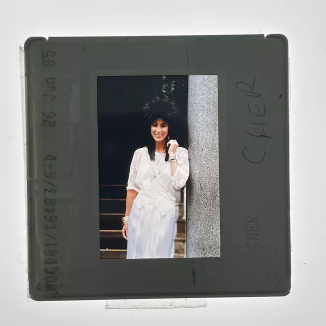 Vintage 35mm Slide S12705 American  Singer Actress Cher