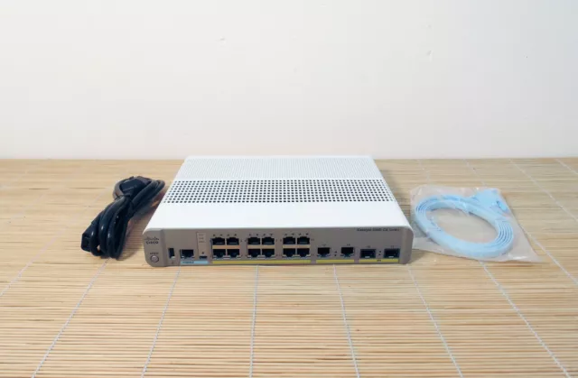 Cisco WS-C3560CX-12TC-S 3560-CX Switch 12 GE uplinks: 2x1G SFP 2x1G Rj45 IP Base