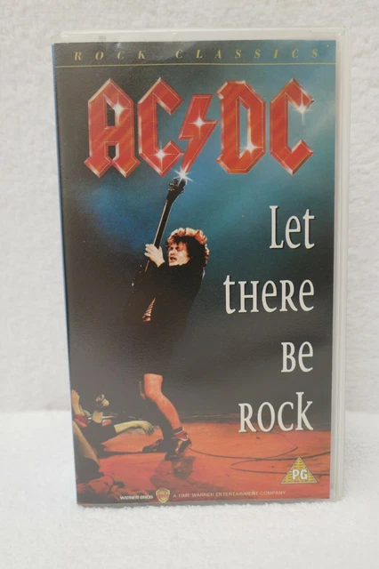 ACDC LET THERE Be Rock VHS Video, Performances, Behind the Scenes ...
