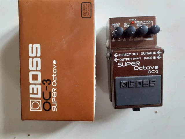 pedale octaveur pour guitare : boss OC-3 super octaveur 
