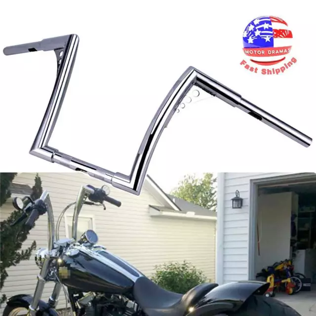 14 Inch Handlebar Rise Ape Hangers For Harley Sportster XL 883