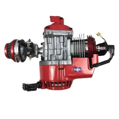 HMParts 2 Takt Tuning Motor Gelb Mit Sportluftfilter, Tuning